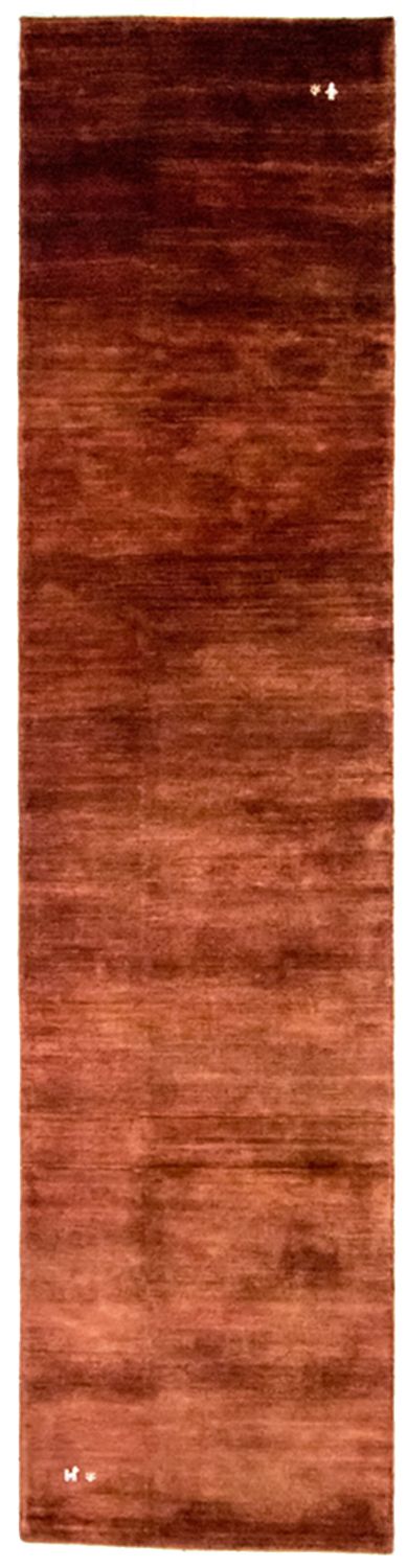Loribaft Teppich Perser 72x294cm - Wollteppich - braun