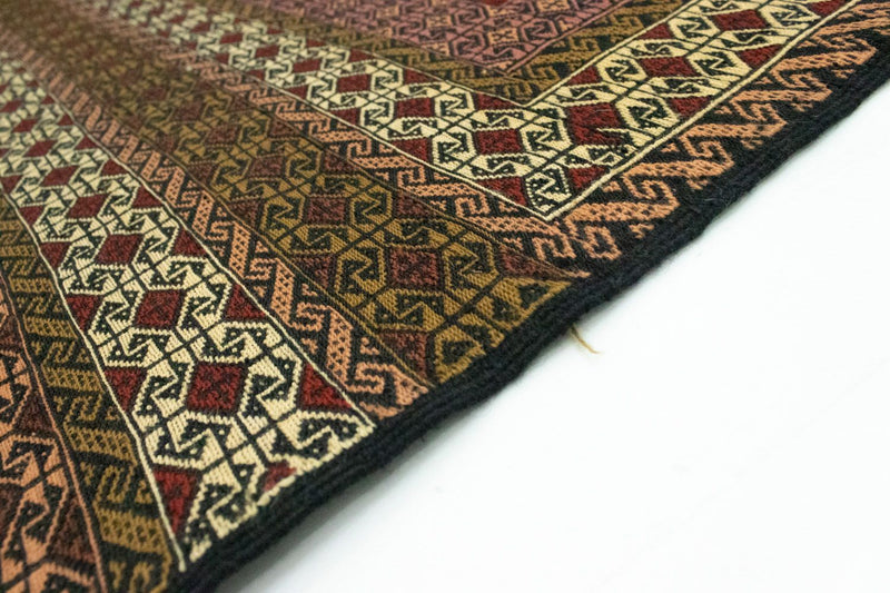 Kelim Afghan Teppich 132x185cm - mehrfarbig