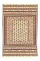 Kelim Afghan Teppich 127x183cm - beige