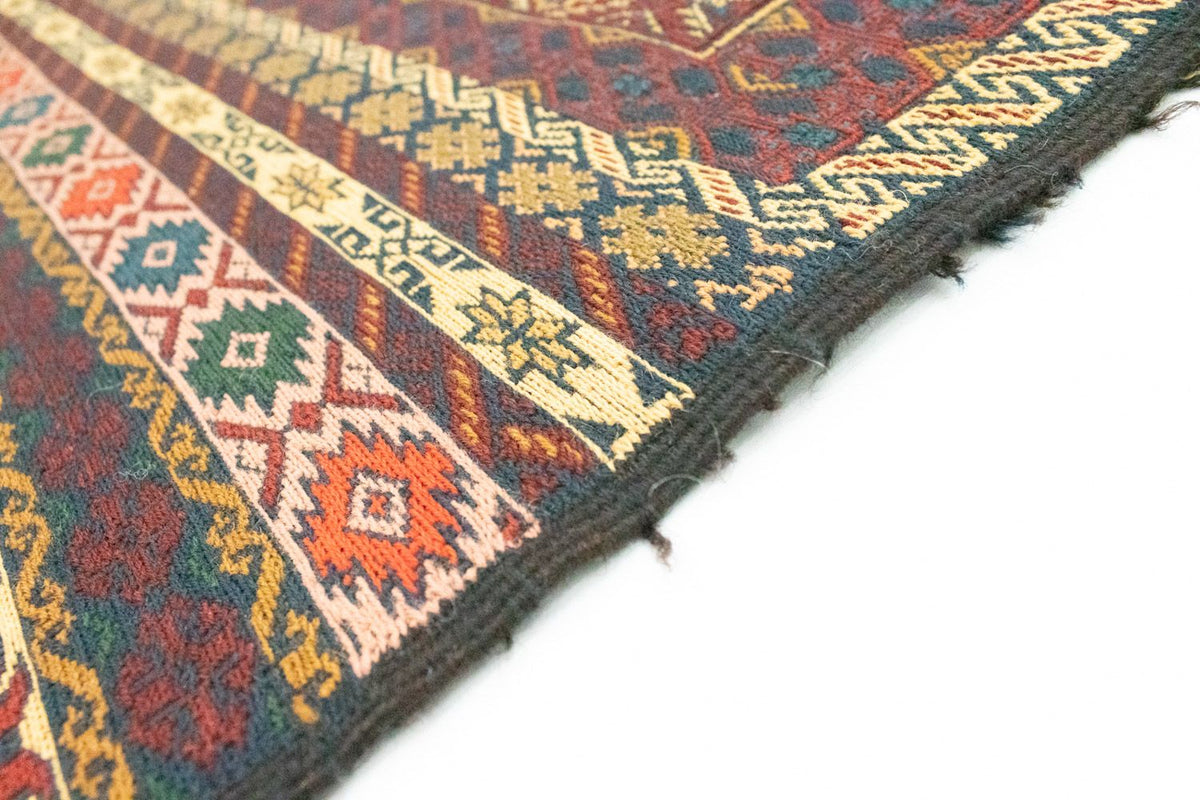 Kelim Afghan Teppich 127x183cm - beige