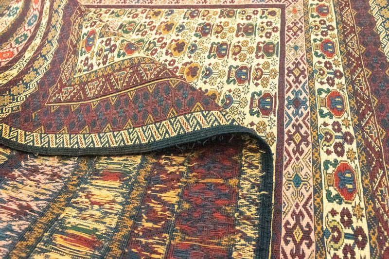 Kelim Afghan Teppich 127x183cm - beige