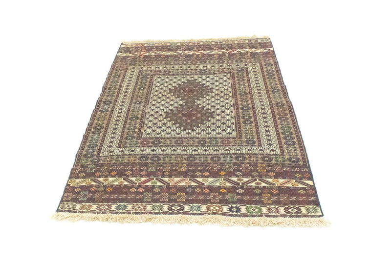 Kelim Afghan Teppich 100x157cm - beige