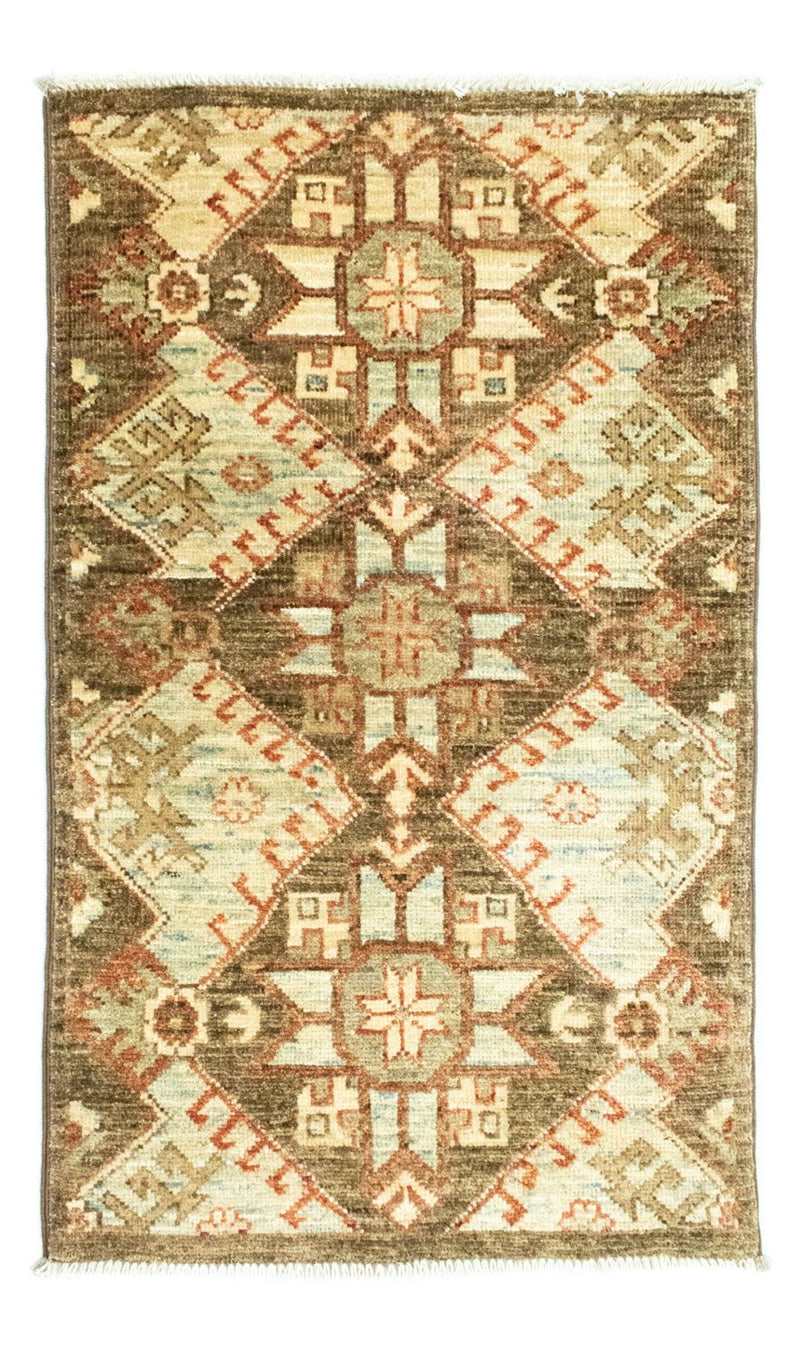 Ziegler Teppich 60x98cm - Orientteppich - hellgrün