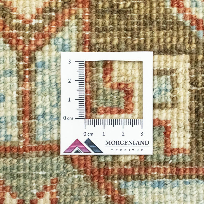 Ziegler Teppich 60x98cm - Orientteppich - hellgrün