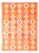 Kelim Maimene Teppich 176x253cm - mehrfarbig