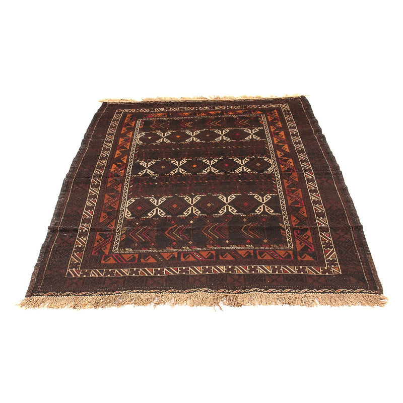 Kelim Afghan Teppich 118x178cm - braun
