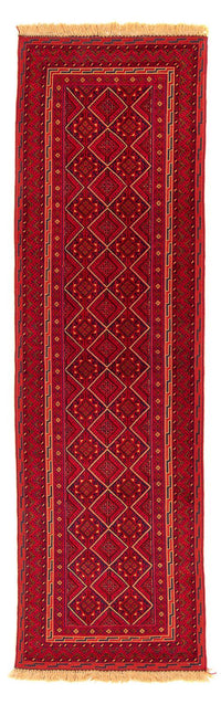 Kelim Afghan Teppich 69x280cm - dunkelrot – product image