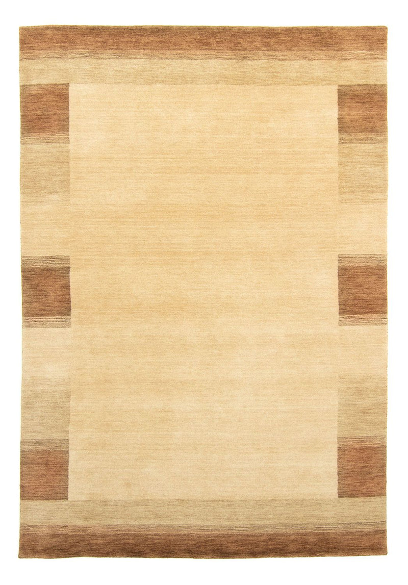 Gabbeh Teppich Indus 90x160cm - Wollteppich - beige