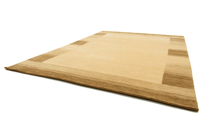 Gabbeh Teppich Indus 90x160cm - Wollteppich - beige