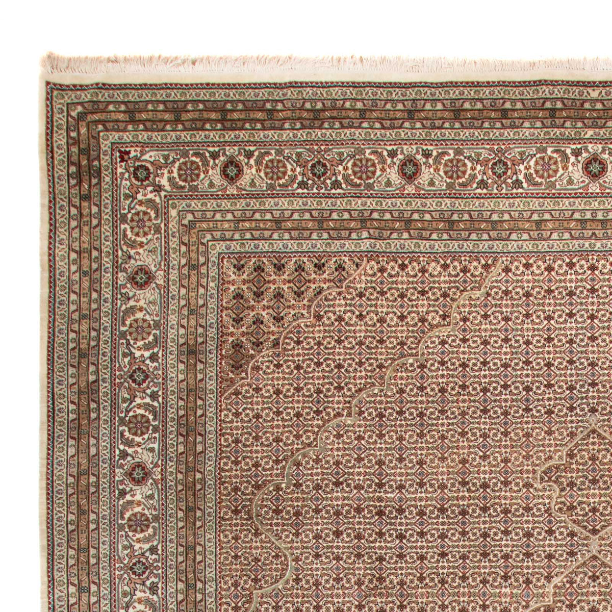 Indo Täbriz Teppich 300x400cm - Orientteppich - beige