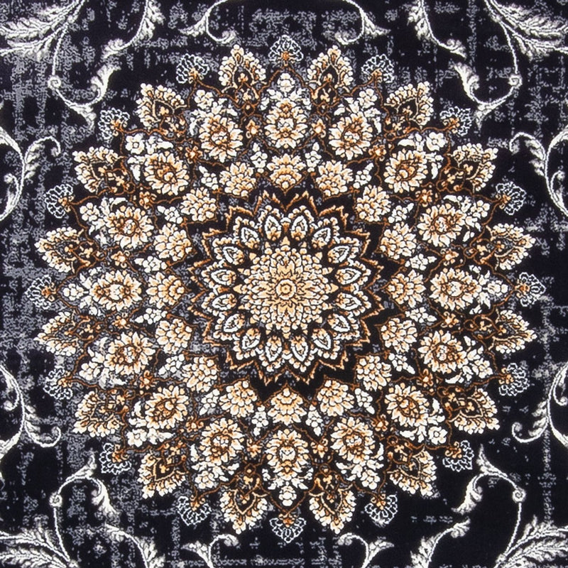 Orientalischer Webteppich - Saffron Sensations - rund