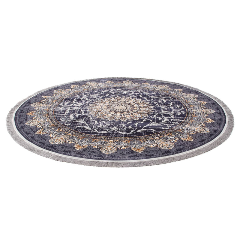 Orientalischer Webteppich - Saffron Sensations - rund