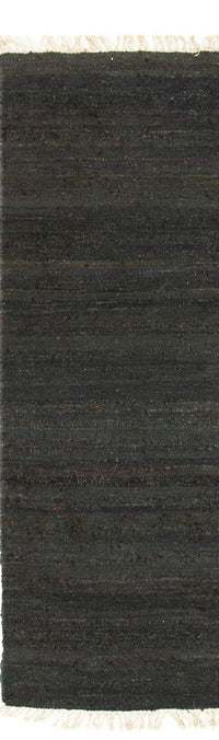 Kelim Modern Teppich 70x200cm - schwarz – product image