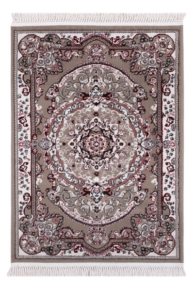 Orientalischer Webteppich 100x150cm - dunkelbeige