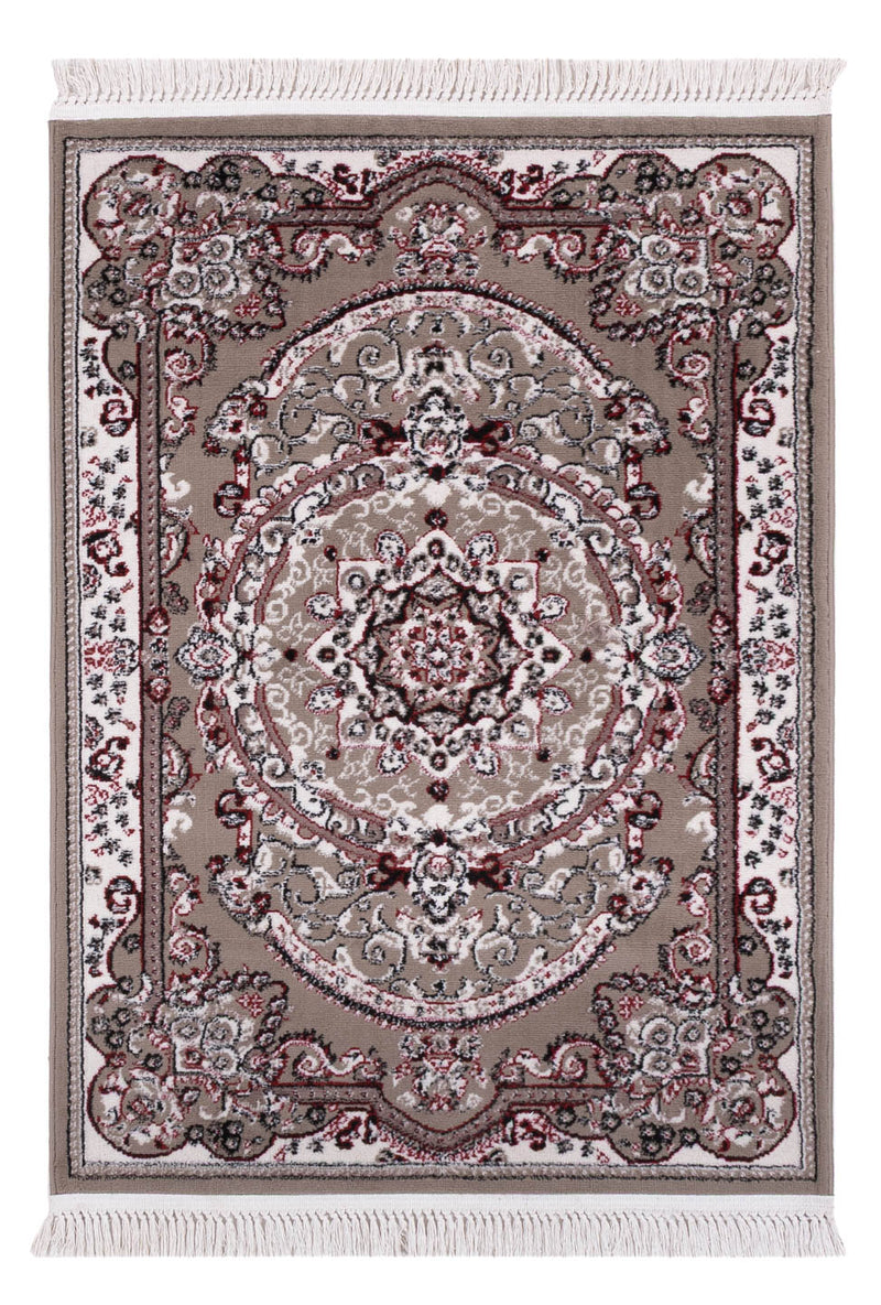 Orientalischer Webteppich 100x150cm - dunkelbeige
