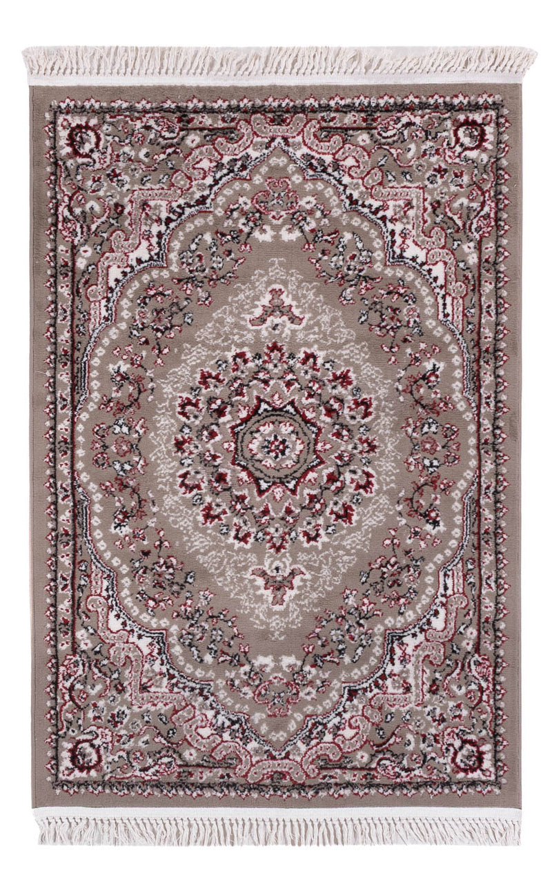 Orientalischer Webteppich 100x150cm - dunkelbeige