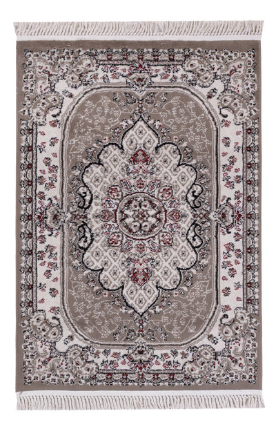 Orientalischer Webteppich 100x150cm - dunkelbeige