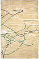Designer Teppich 153 x 242 cm Teppich Wohnzimmer