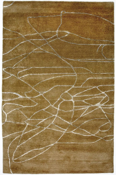Designer Teppich 150x243cm - braun