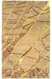 Designer Teppich 152x243cm - braun – product image