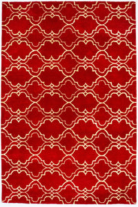 Wollteppich 152x240cm - rot – product image