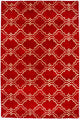 Wollteppich 152x240cm - rot