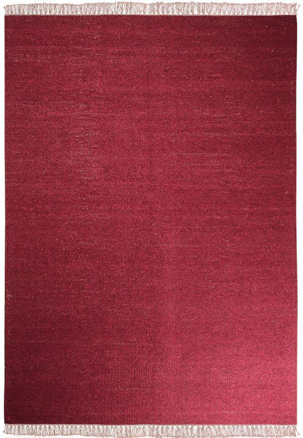 Kelim Teppich - Trendy 140 x 200 cm - dunkelrot