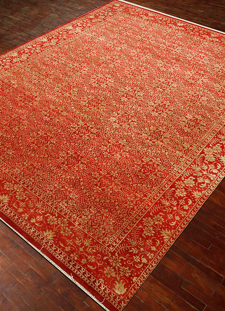 Wollteppich - 295 x 395 cm - orange