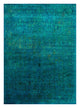 Wollteppich - 240 x 300 cm - petrolblau