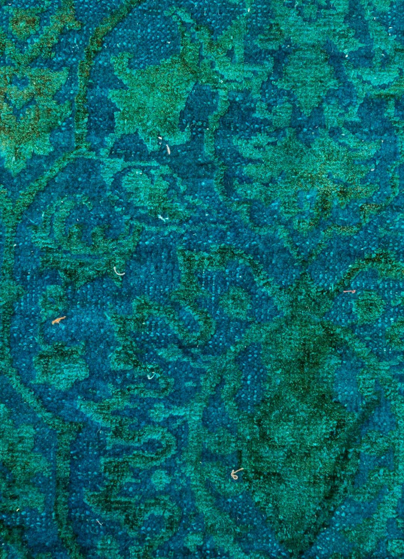 Wollteppich - 240 x 300 cm - petrolblau