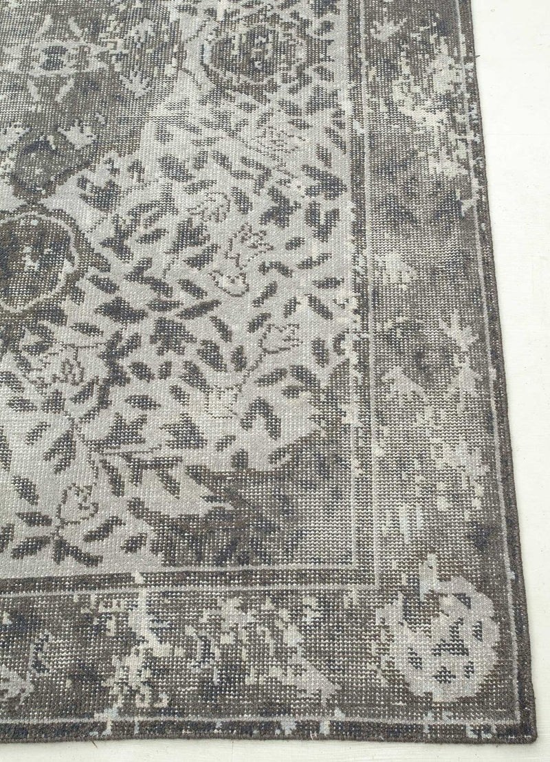 Wollteppich - 240 x 300 cm - grau