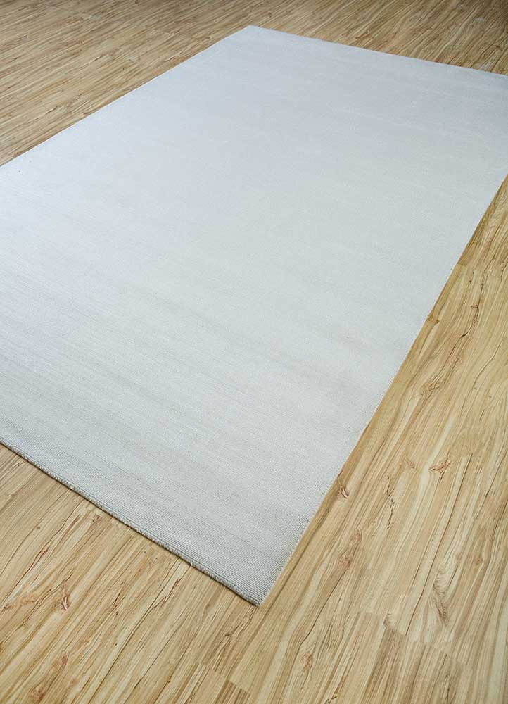 Viskose Teppich - 150 x 240 cm - hellgrau
