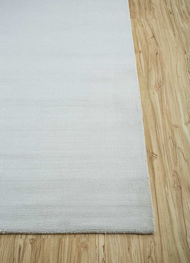 Viskose Teppich - 150 x 240 cm - hellgrau