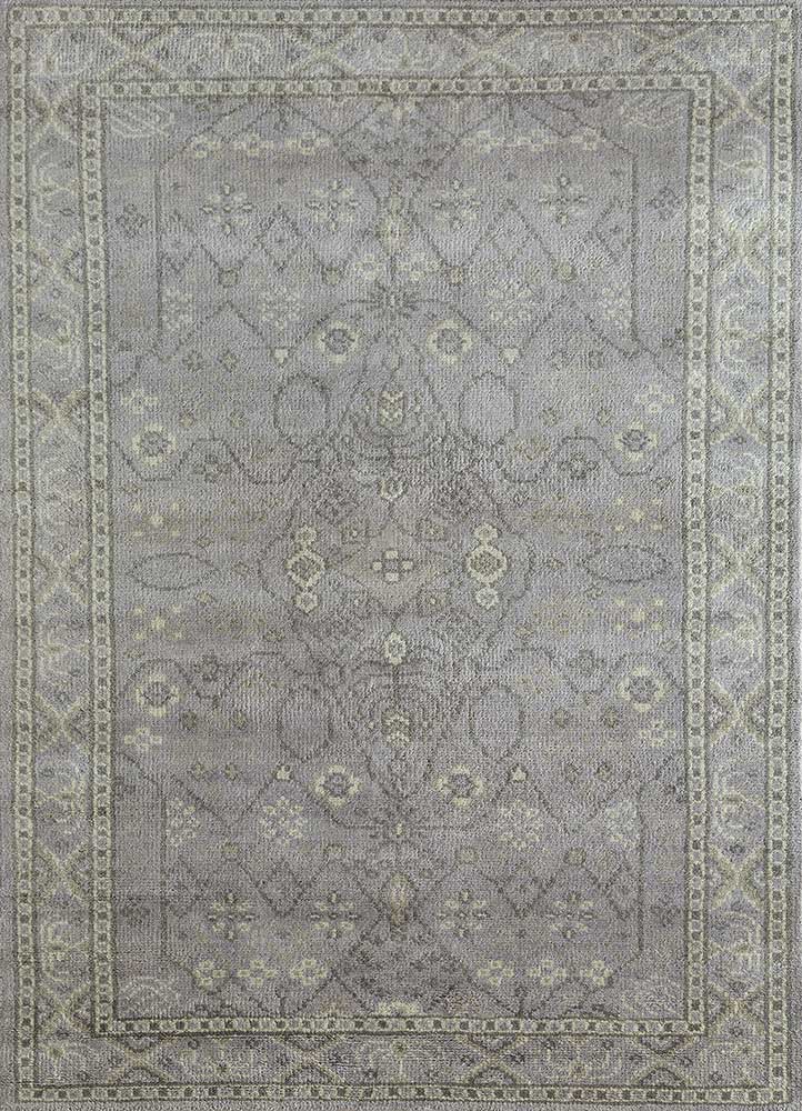 Wollteppich - 270 x 360 cm - grau