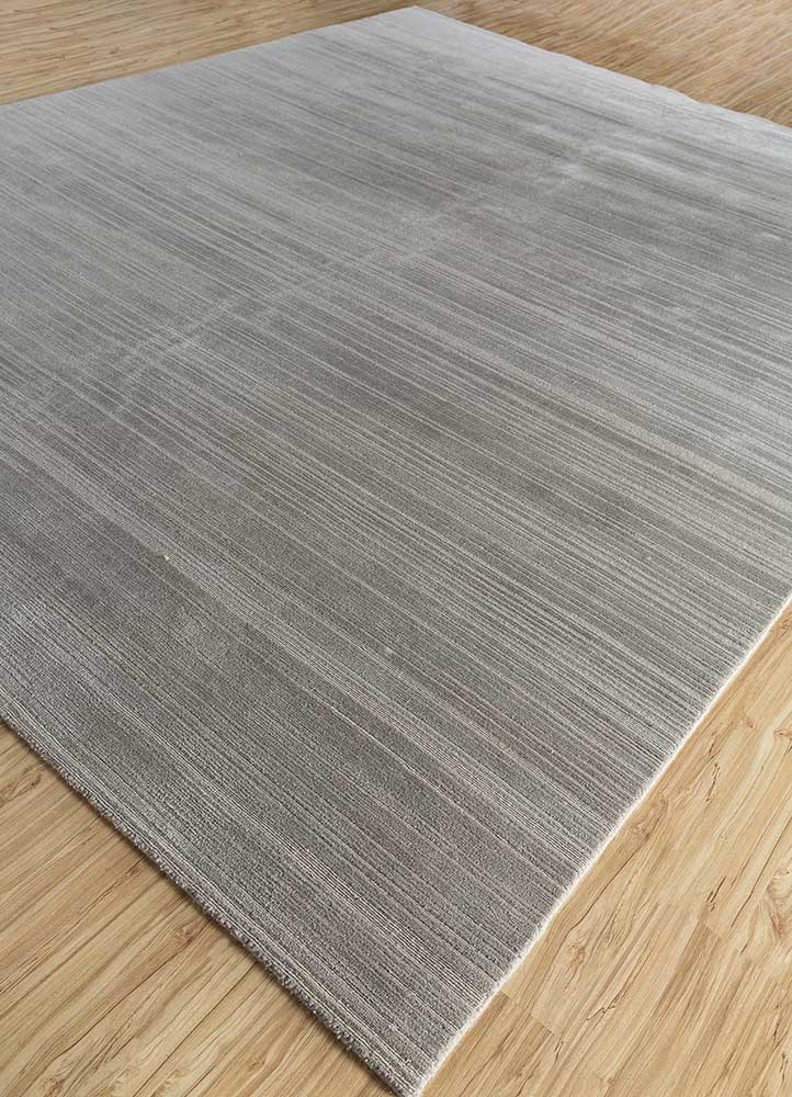 Wollteppich - 240 x 300 cm - grau