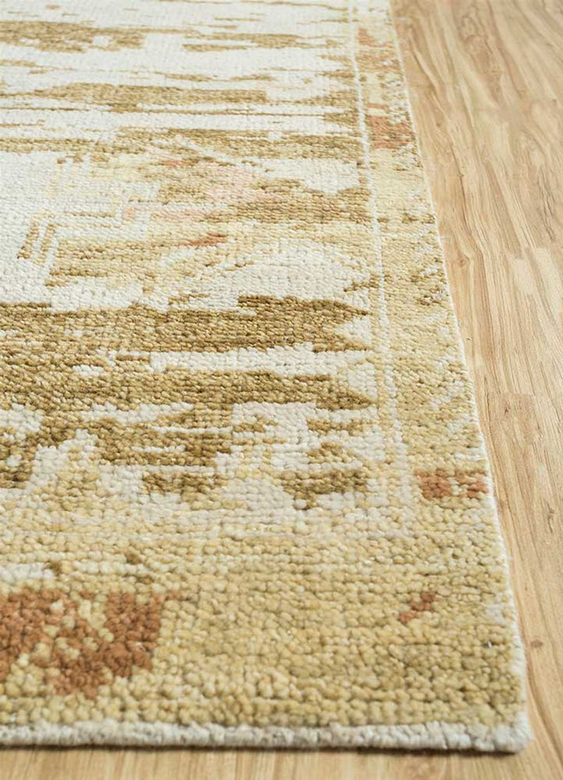 Wollteppich - 240 x 300 cm - dunkelbeige