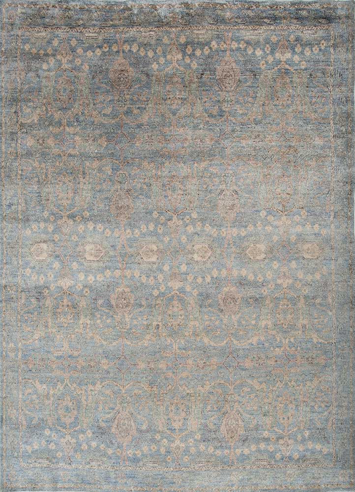 Designer Teppich - 240 x 300 cm - blau
