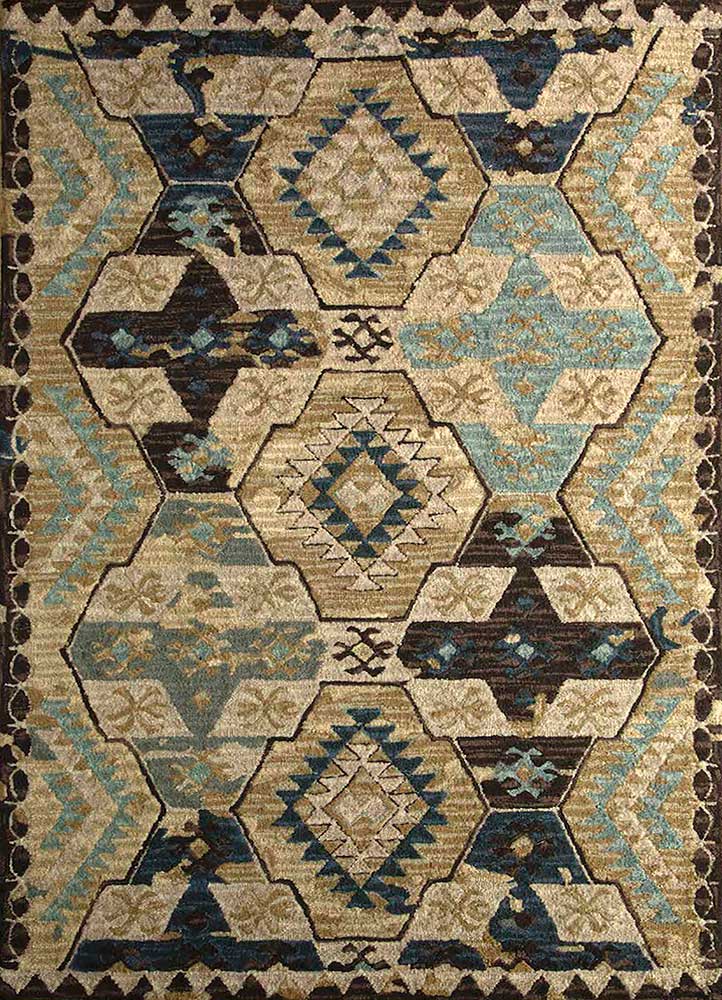 Wollteppich - 240 x 300 cm - mehrfarbig