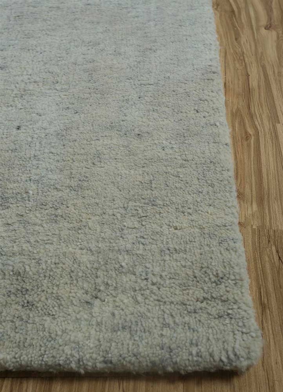 Wollteppich - 240 x 300 cm - grau
