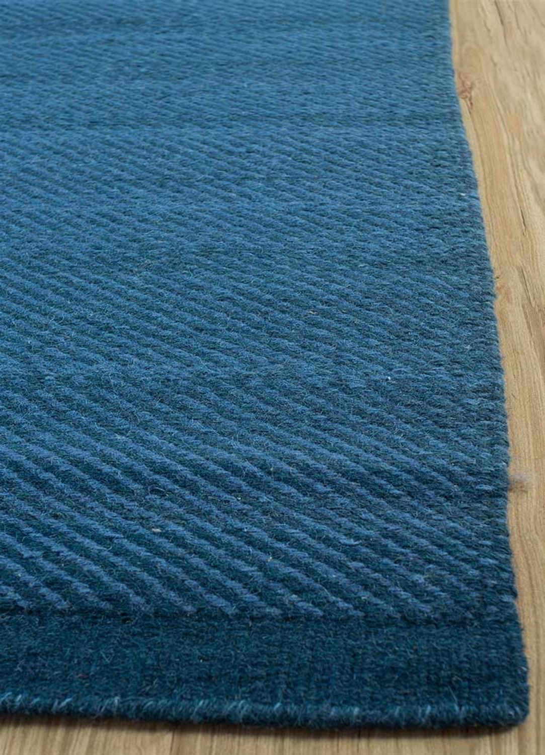 Wollteppich 240x300cm - blau