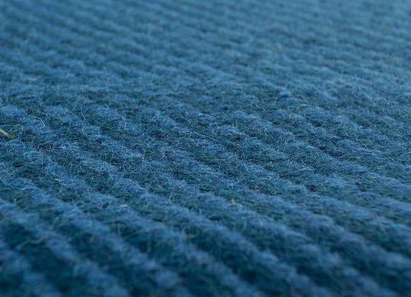 Wollteppich 240x300cm - blau