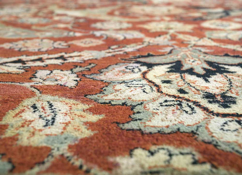 Wollteppich - 360 x 450 cm - orange