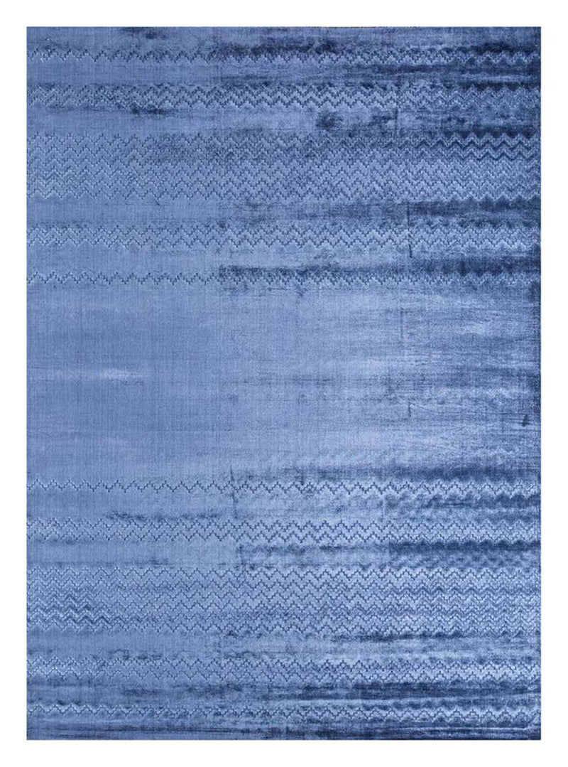 Viskose Teppich - 240 x 300 cm - blau