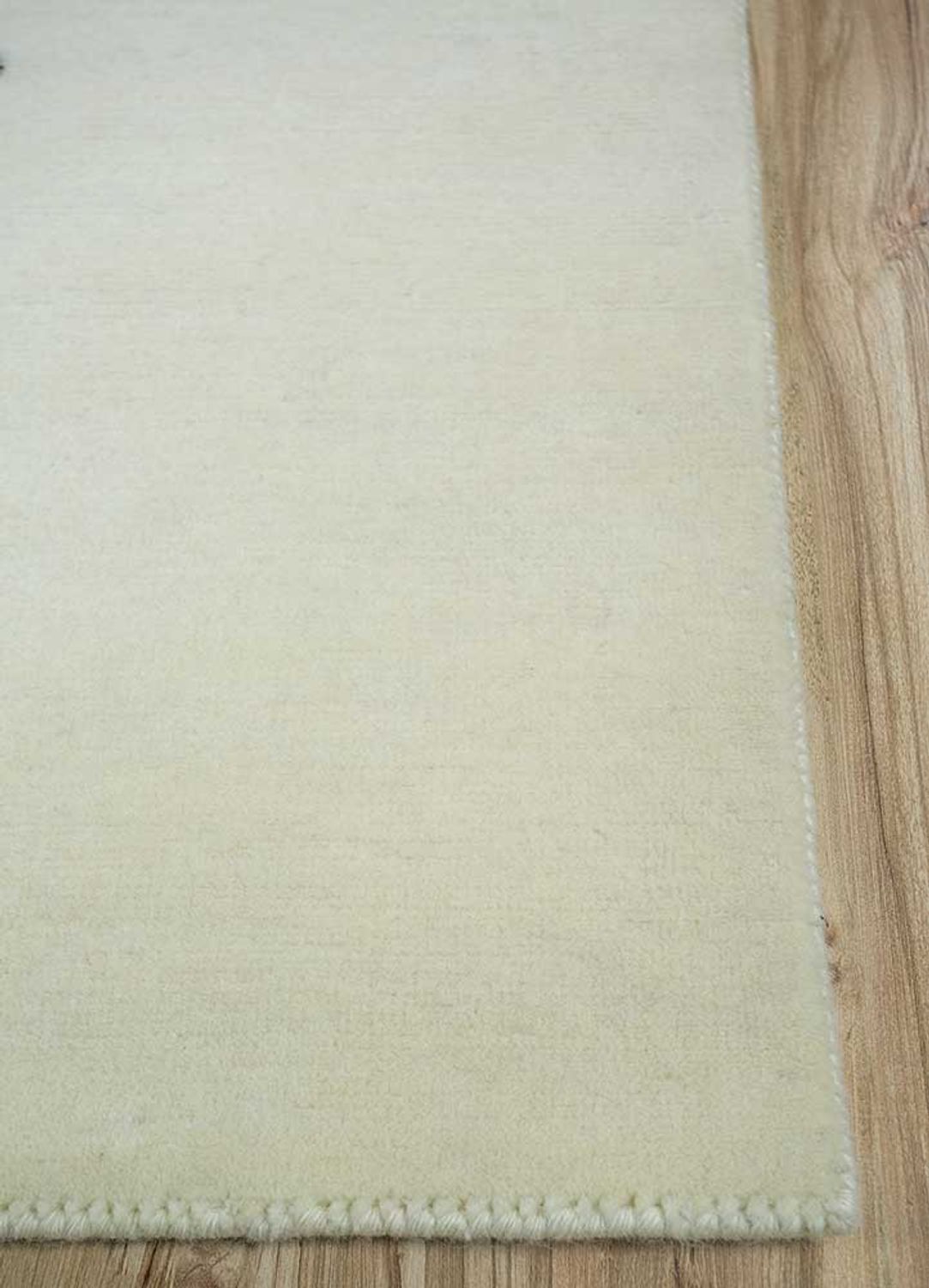 Wollteppich - 240 x 300 cm - hellgrau