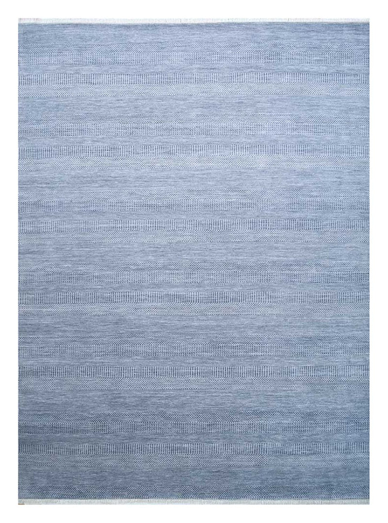 Wollteppich - 270 x 360 cm - blau