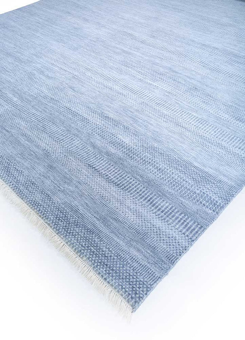 Wollteppich - 270 x 360 cm - blau