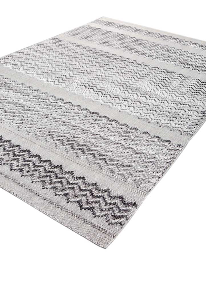 Viskose Teppich - 180 x 270 cm - hellgrau