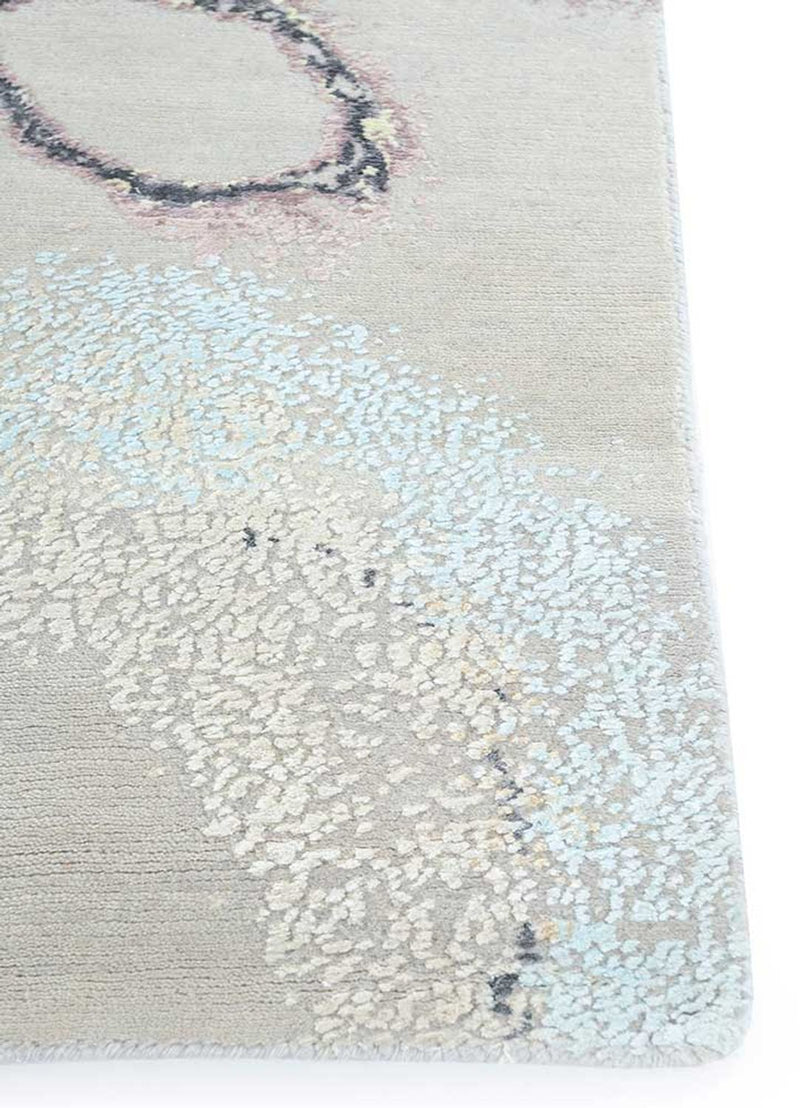 Designer Teppich - 360 x 450 cm - silber