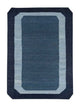 Juteteppich sonderform  - 180 x 270 cm - blau