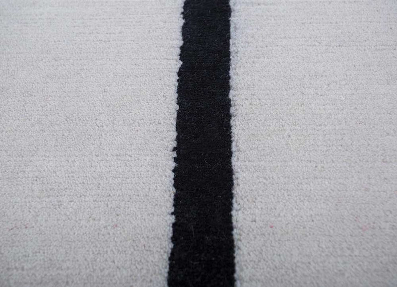 Wollteppich - 270 x 360 cm - hellgrau